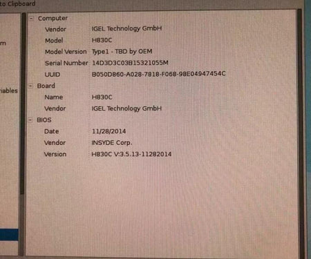 H830C J1900 99GHz