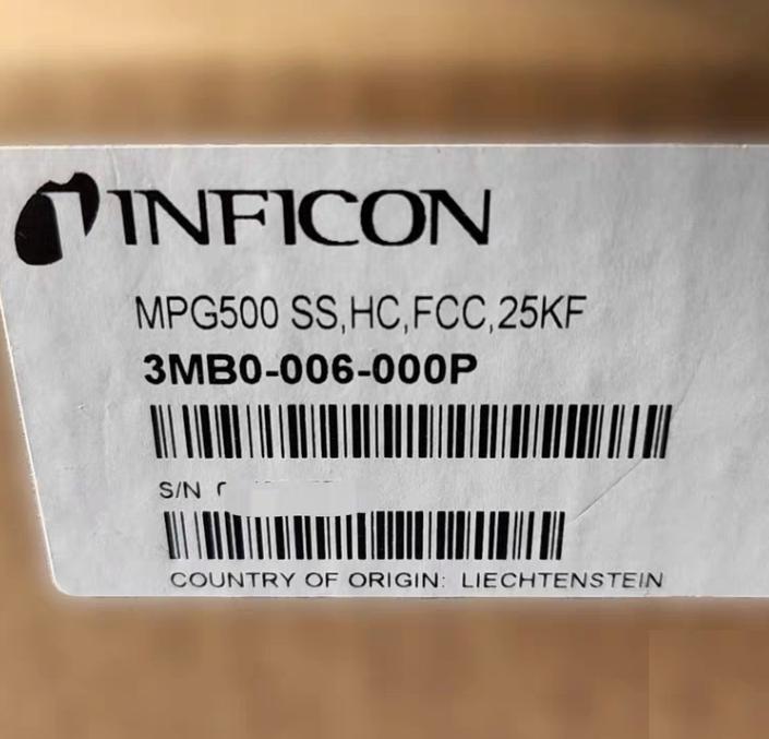 INFICON MPG500 3MB0-006-000P 351-506Inficon MPG500 Cold Cathode 3MB0-016-000P 351-506 Vacuum Gauge