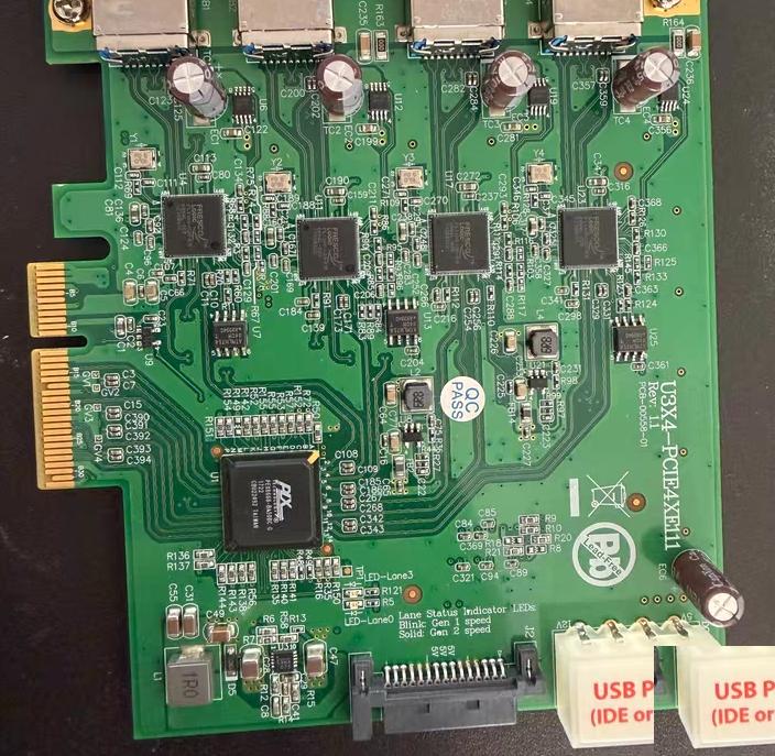 IOI4 U3X4-PCIE4XE111 USB3 0PCI ExpressX4Ge