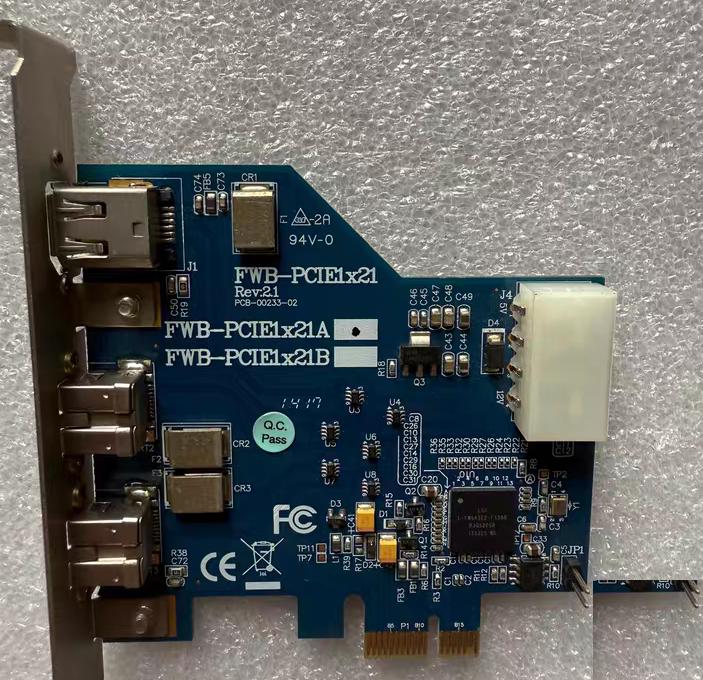IOI FWBX2-PCIE1XE220 1394B 500 IOI FWB-PCIE1X21A B PCI-E 1394B DV 800M 1000 100