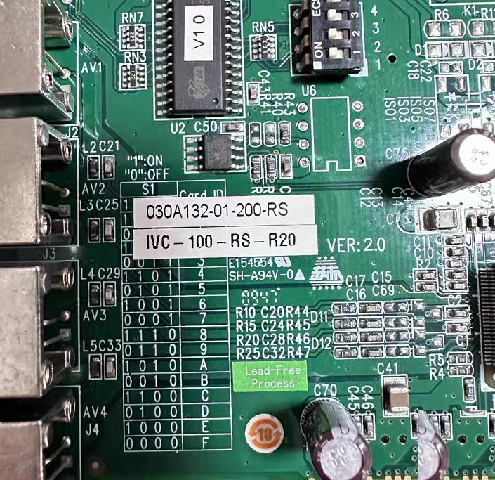 IVC-100-RS-R20 Video Modules