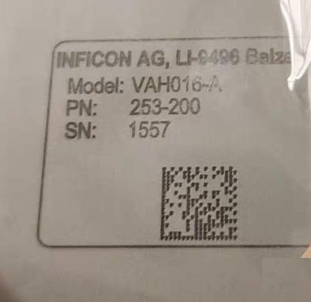 Inficon 253-200 VAH016-A inficon Manual Angle Valve 2