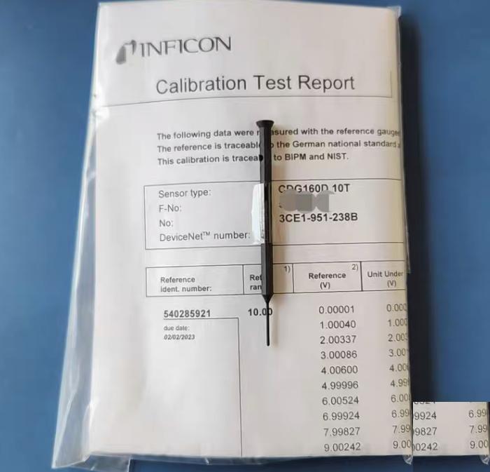 Inficon 3CE1-951-238B Inficon Inc CDG160D 10 Torr 16-KF EtherCAT Wide Range Vacuum Gauge 6