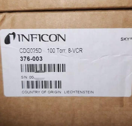 Inficon CDG025D 376-003 1 2 FVCR 100 Torr 10 10500 1 13 0 97 9013