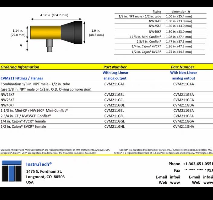 Instrutech CVM211GBA STINGER KF16 7