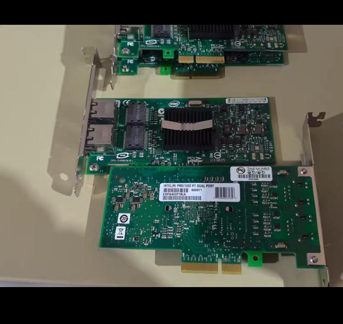 Intel PRO 1000 PT Dual Port EXPI9402PatBLK CPU-D49919 B PCI-E 45