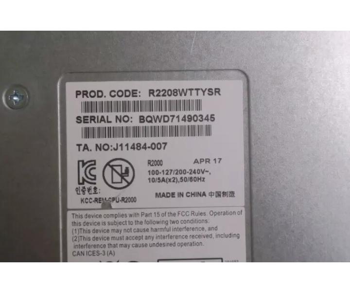 E5-2690v4 R2208WTTYSR 768GB