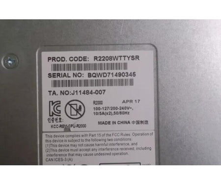 E5-2690v4 R2208WTTYSR 768GB
