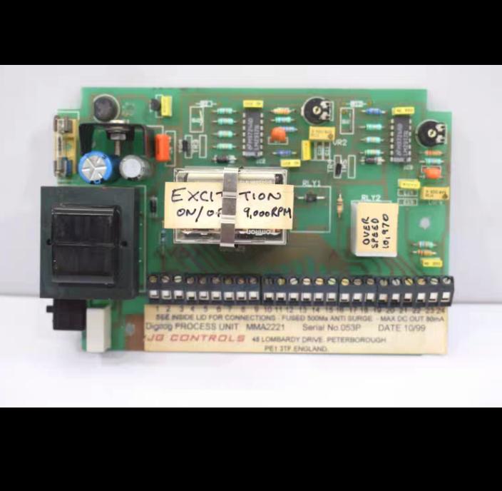 JG Controls MMA2221 Digilog Process Unit MAX DC OUT 80 mA 3649