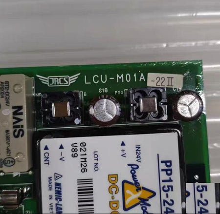 JRCS LCU-M01A-22II PP15-24-5 DC-DC IN24V OUT24V PCB NAIS NEMIC-LAMDA