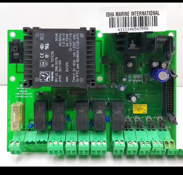 Jowa AB Jowa Ags Interface Board 115 230 PCB Card Meter Switch
