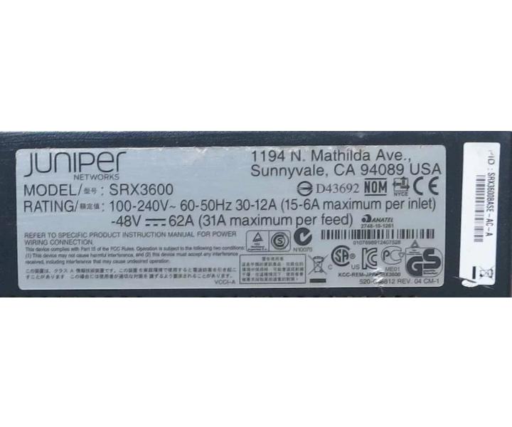 SRX3600BASE-AC-A SRX3600