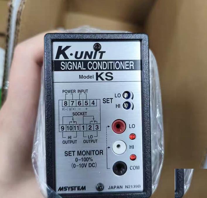 K-UNIT SIGNAL CONDITIONER KS-A5-H-X MSYSTEM 4-20mA DC 250Ω 220V AC