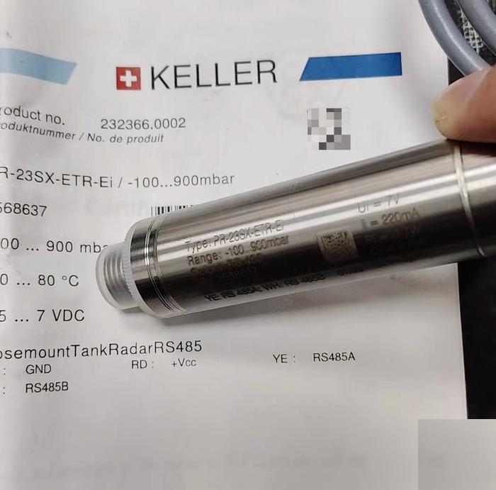KELLER PR-23SX-ETR-Ei -100 900mbar