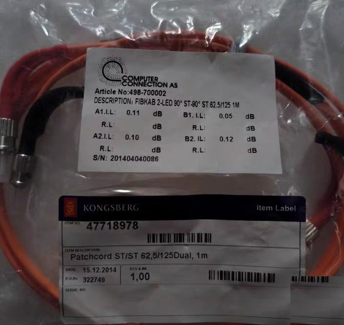 KONGSBERG 47718978 ST ST 62 5 125 Dual 1