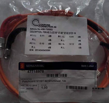 KONGSBERG 47718978 ST ST 62 5 125 Dual 1