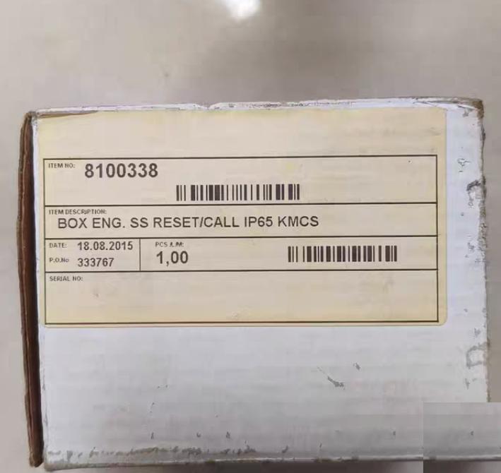 KONGSBERG 8100338 IP65 ENGINEERS SAFETY RESET