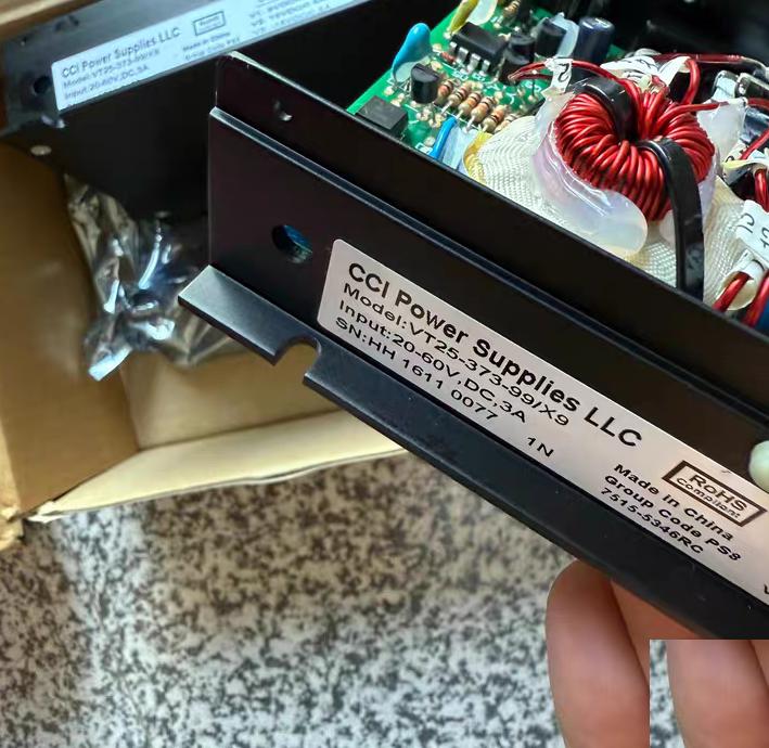 KONGSBERG CCI Power supplies LCC Model VT25-373-99 X9 9
