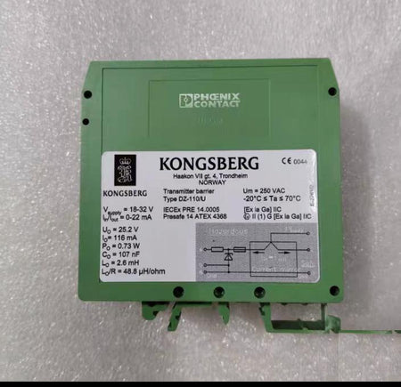 KONGSBERG DZ-110 18-32V 0-22mA 25 2V 116mA CE DZ-110 U