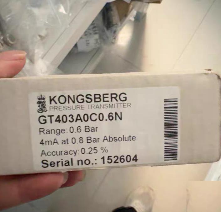 KONGSBERG GT403A0C0 6N 0 6 Bar 4mA at 0 8 Bar Absolute 0 25