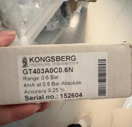 KONGSBERG GT403A0C0 6N 0 6 Bar 4mA at 0 8 Bar Absolute 0 25