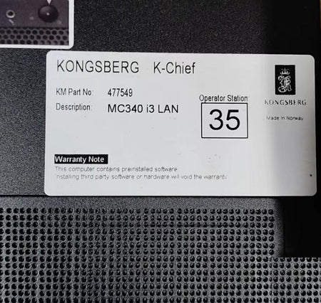 KONGSBERG K-Chief MC340 i3 LAN