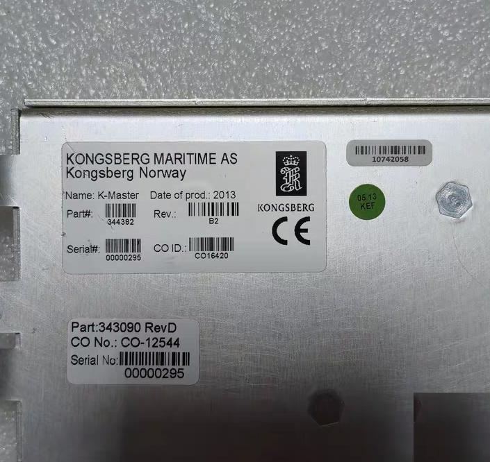 KONGSBERG K-Master 344382 2013 0000295 CE
