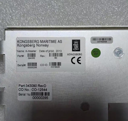 KONGSBERG K-Master 344382 2013 0000295 CE