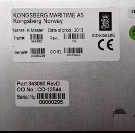 KONGSBERG K-Master 344382 CE 2013 0000295