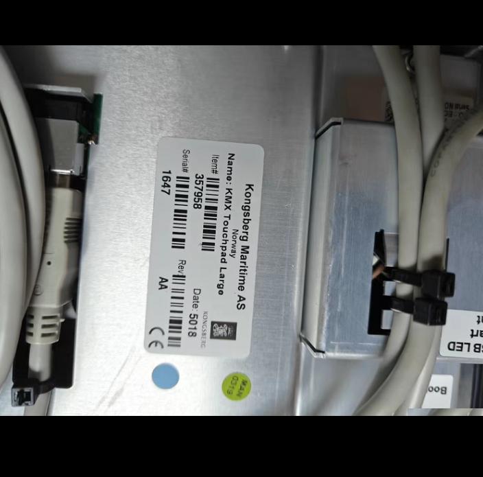 KONGSBERG KMX Touchpad Large 357958 REV AAKongsberg Maritime AS NorwayTPP 388010 REV A1