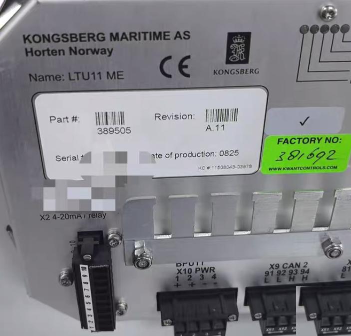 KONGSBERG LTU11 ME 389505 A 11