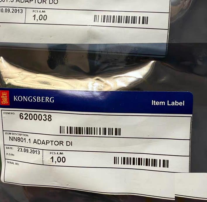 KONGSBERG NA1022Adaptor card PWR monitor2 NN803 2Ad ca Ao -10v -20mA 4 NN801 1 ADAPTOR DI 4 NN832 14Ａd ca 5k pot w cntr 2