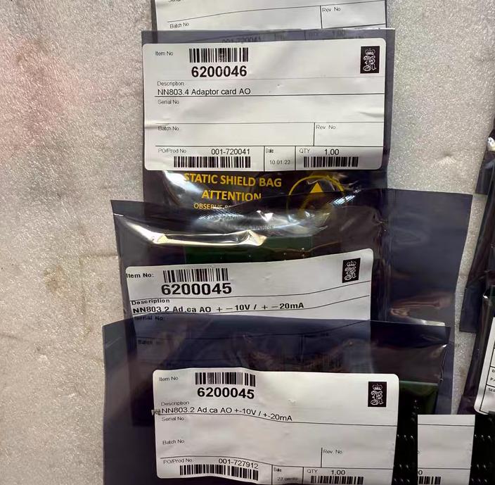 KONGSBERG NA1022Adaptor card PWR monitor2 NN803 2Ad ca Ao -10v -20mA 4 NN801 1 ADAPTOR DI 4 NN832 14Ａd ca 5k pot w cntr 2