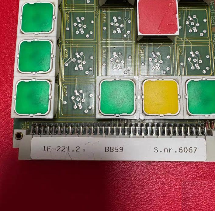 KONGSBERG NORCONTROL NA-1E221 2 PANEL CARD 1E-221 2 B859 S n 6067