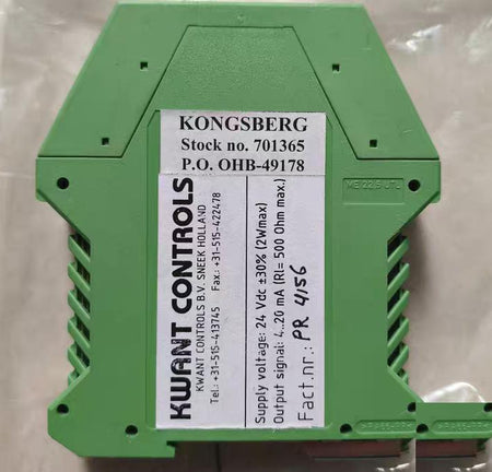 KONGSBERG R I 2 701365 24VDC 4-20mA