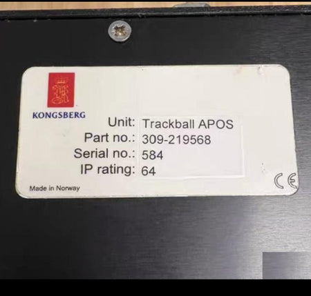 KONGSBERG Trackball APOS 309-219568 IP 64 584