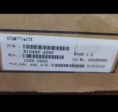 KTQM77 mITX P N 810480-4500BIOS 1 2PCB 30101650