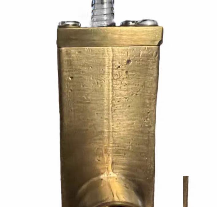 Key High Vacuum BA-75 Vacuum Shut Off Valve Brass8 10 Right Angle Valves Brass Manual Socket Weld Viton® Bonnet and Poppet