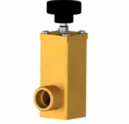 Key High Vacuum BA-75 Vacuum Shut Off Valve Brass8 10 Right Angle Valves Brass Manual Socket Weld Viton® Bonnet and Poppet