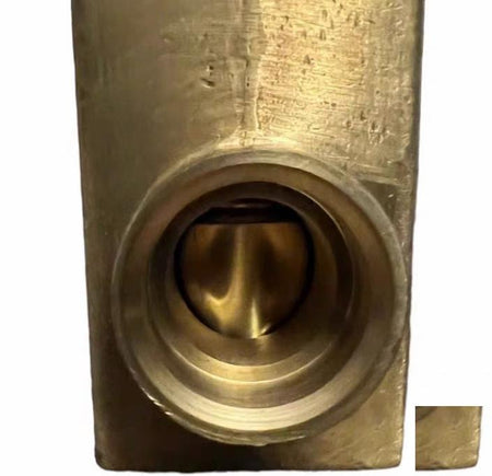 Key High Vacuum BA-75 Vacuum Shut Off Valve Brass8 10 Right Angle Valves Brass Manual Socket Weld Viton® Bonnet and Poppet