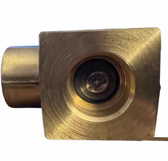 Key High Vacuum BA-75 Vacuum Shut Off Valve Brass8 10 Right Angle Valves Brass Manual Socket Weld Viton® Bonnet and Poppet