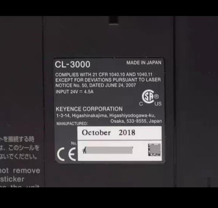 Keyence CL-3000