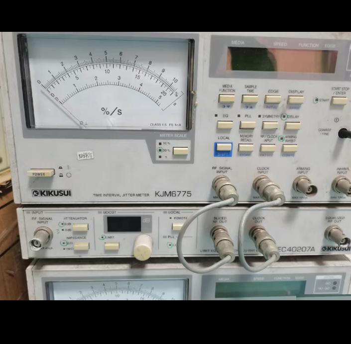 Kikusui KJM6775 SPEC40311 SPEC40207A RF to CLOCK Bi-PHASE WOBBLE RF to CLOCK zui 220MHz zui 74MPS arming 3 4 0MHz PLL