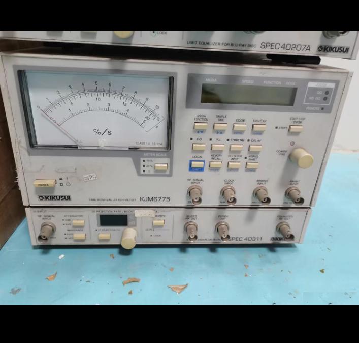 Kikusui KJM6775 SPEC40311 SPEC40207A RF to CLOCK Bi-PHASE WOBBLE RF to CLOCK zui 220MHz zui 74MPS arming 3 4 0MHz PLL
