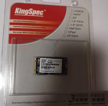 KingSpec NGFF M 2 64G 2242 SSD