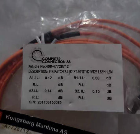 Kongsberg Maritime AS 498-47728712 ST ST 90 1 5