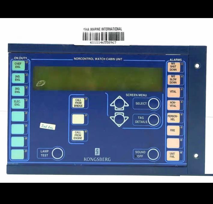 Kongsberg Norcontrol 8100138 WCU Display AUE-718
