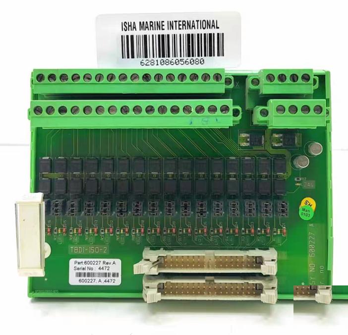 Kongsberg Simrad 600227 TBDI-ISO-2 Interface Circuit Board 6080