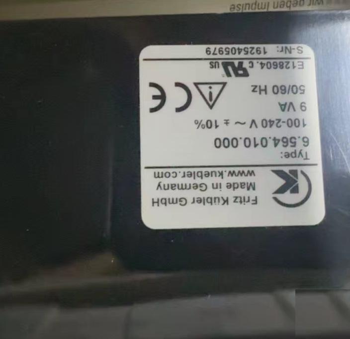 Kubler 6 564 010 000 100-240V 9VA 50 60Hz