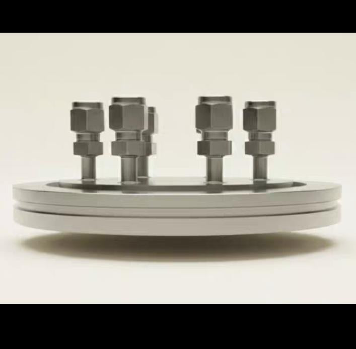 Kurt J Lesker ISO-K 100 to 6-Port VCR Manifold 316L SS